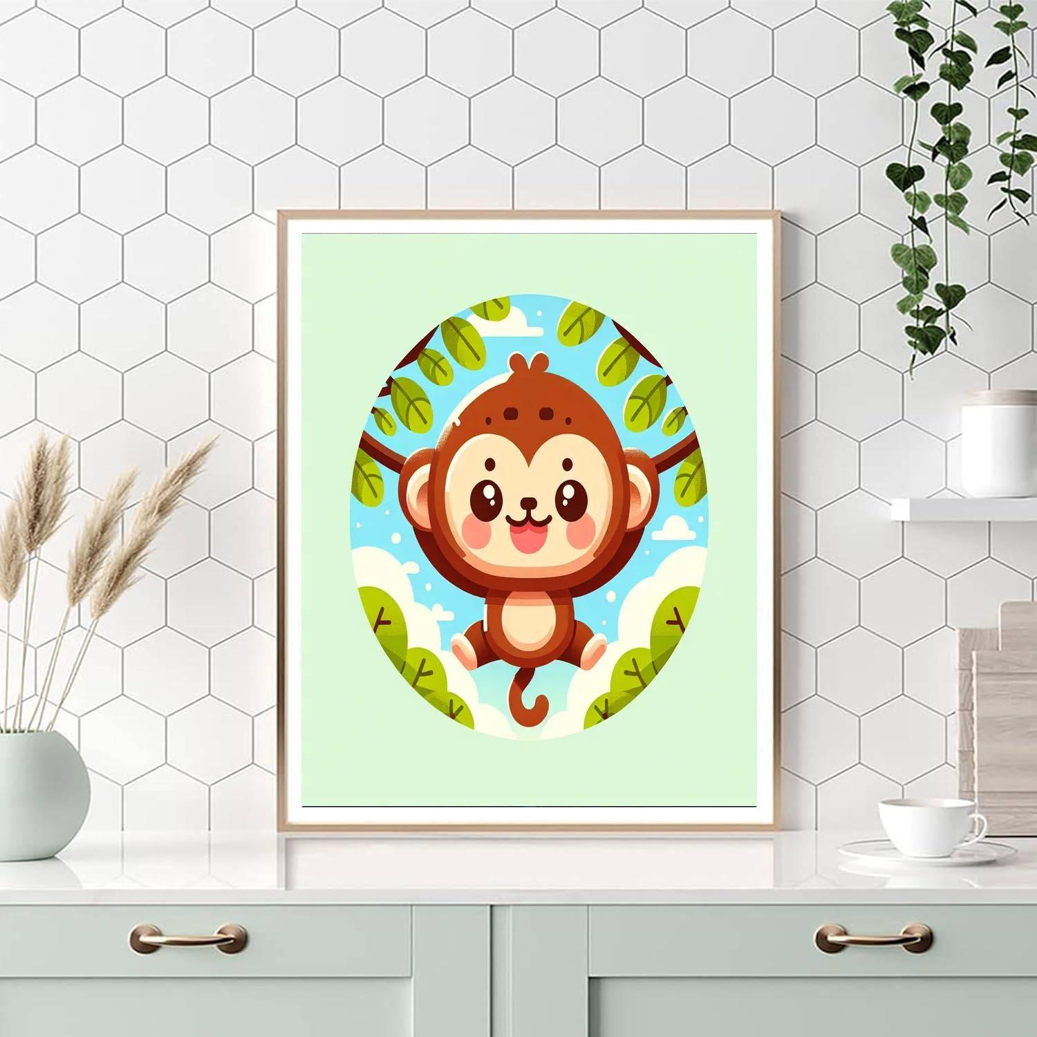Adventurous Monkey Paint By Number