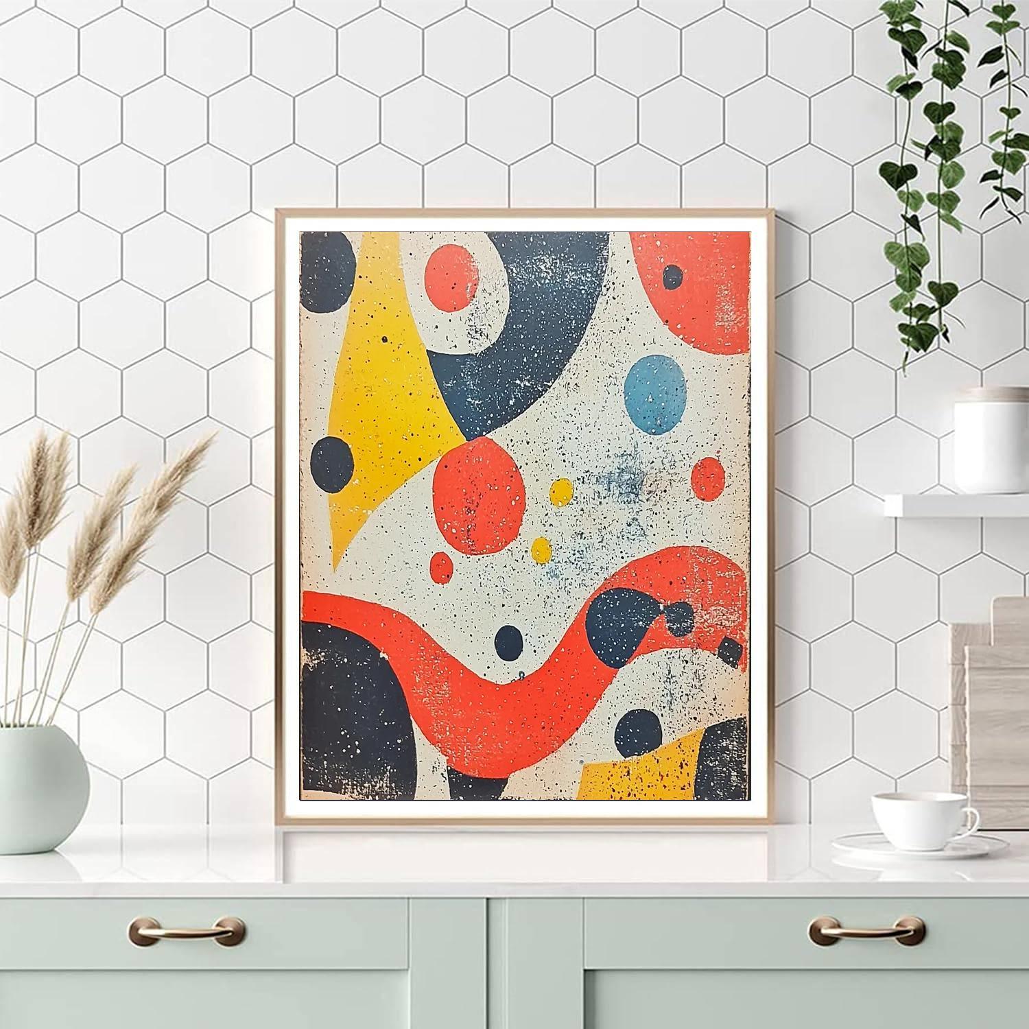 Joan Miró Inspired Surreal Playgrounds  Number Painting