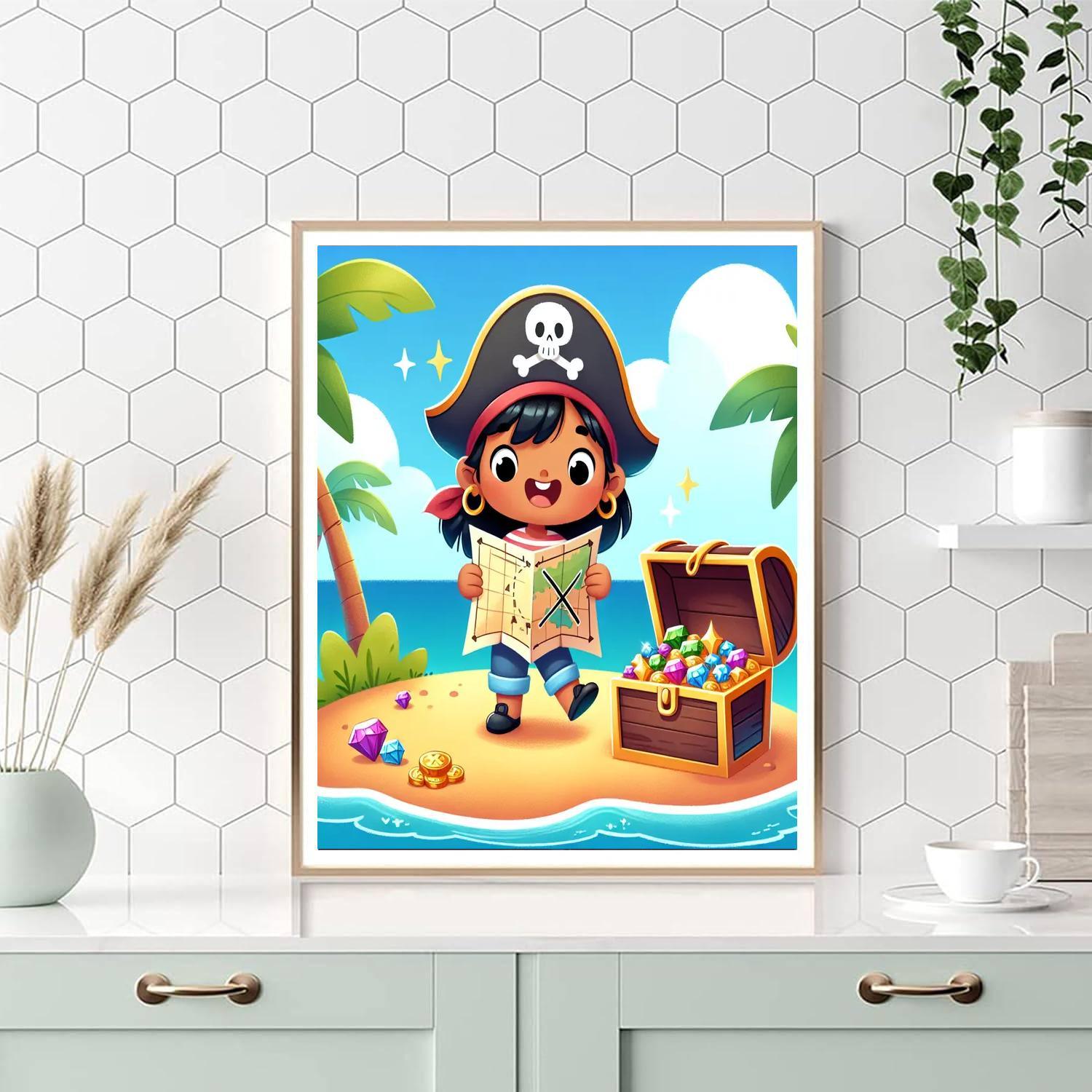 Pirate Island Discovery Paint By Numbers Kits