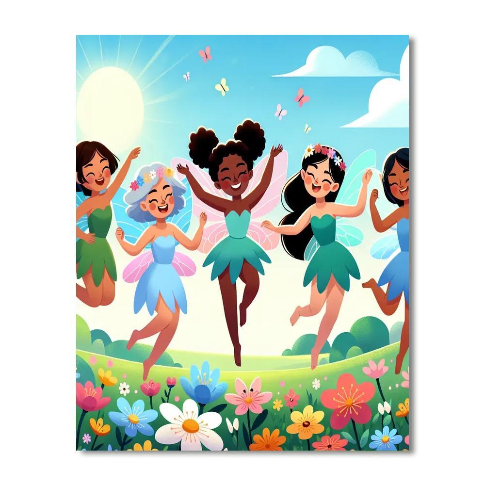 Wonderful Whimsical Fairies Paint By Numbers Kits