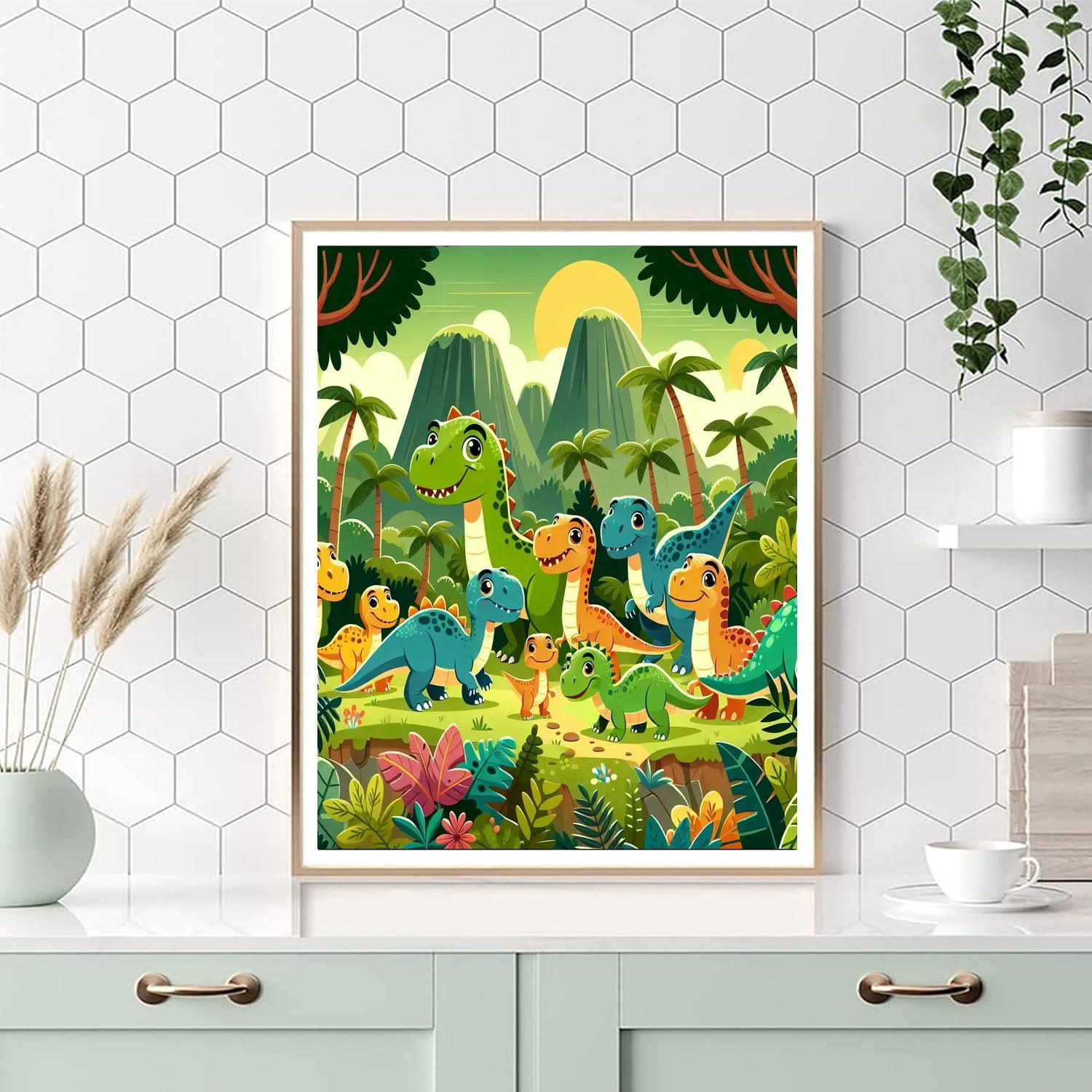 Prehistoric Dino Discovery Paint By Number