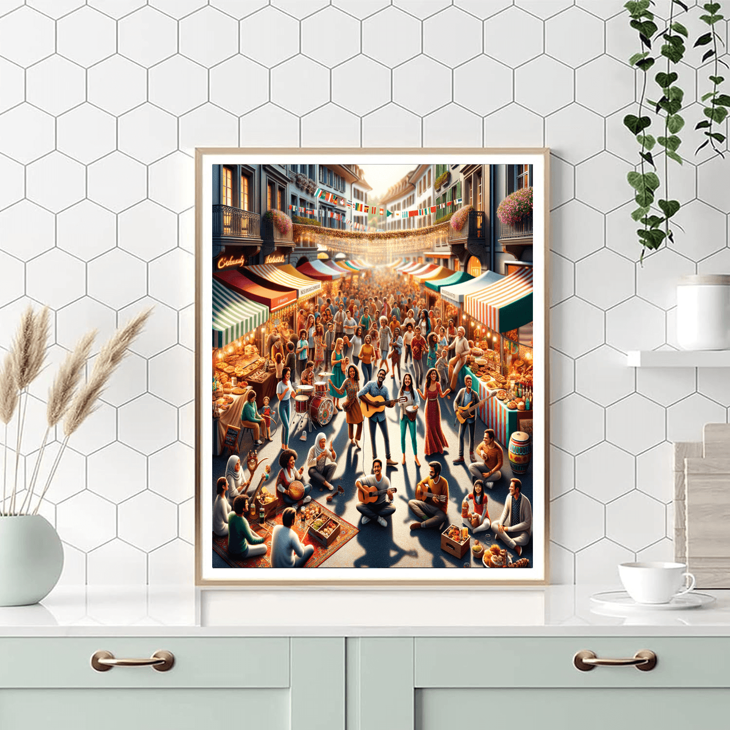 Zürcher Fest - Switzerland - DIY Painting By Numbers Kit - Artistry Rack