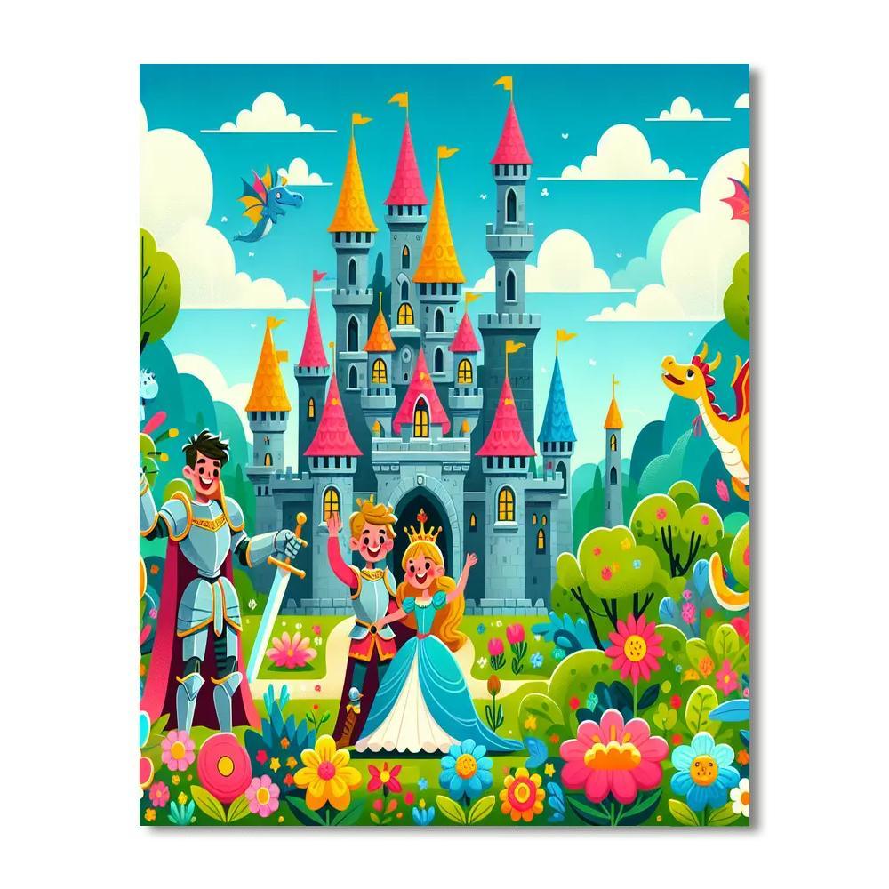 Magical Kingdom Quest Numbered Painting Kits