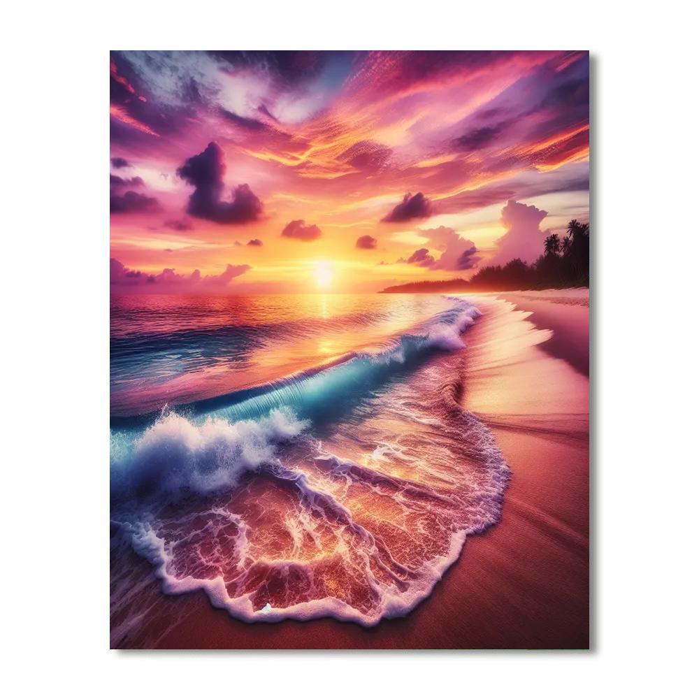 Tranquil Ocean Retreat Paint By Color