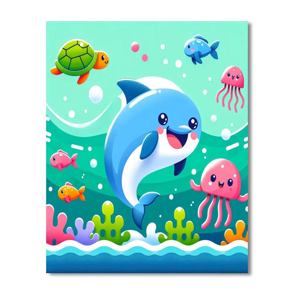 Ocean Wonderland Exploration Numbered Painting Kits