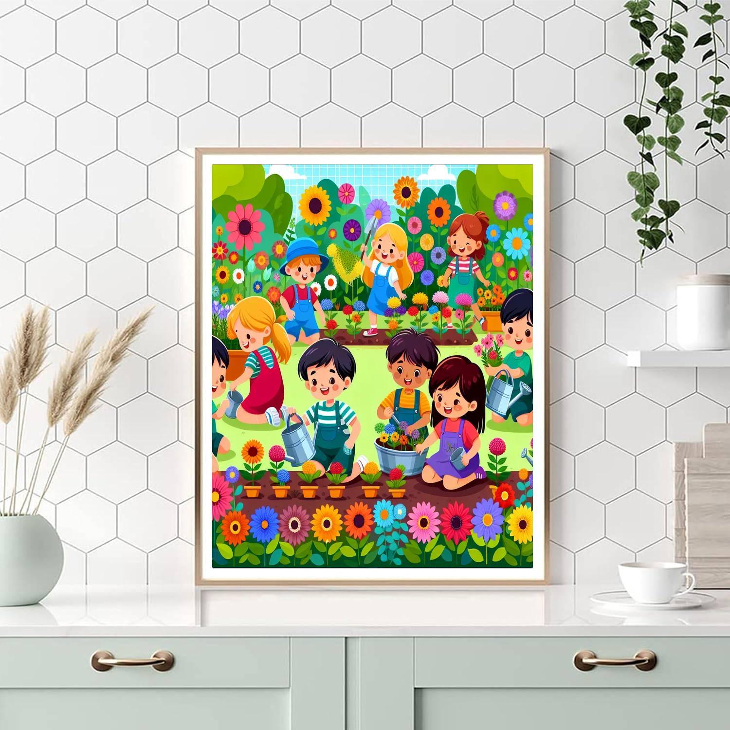 Happiness Garden Number Painting