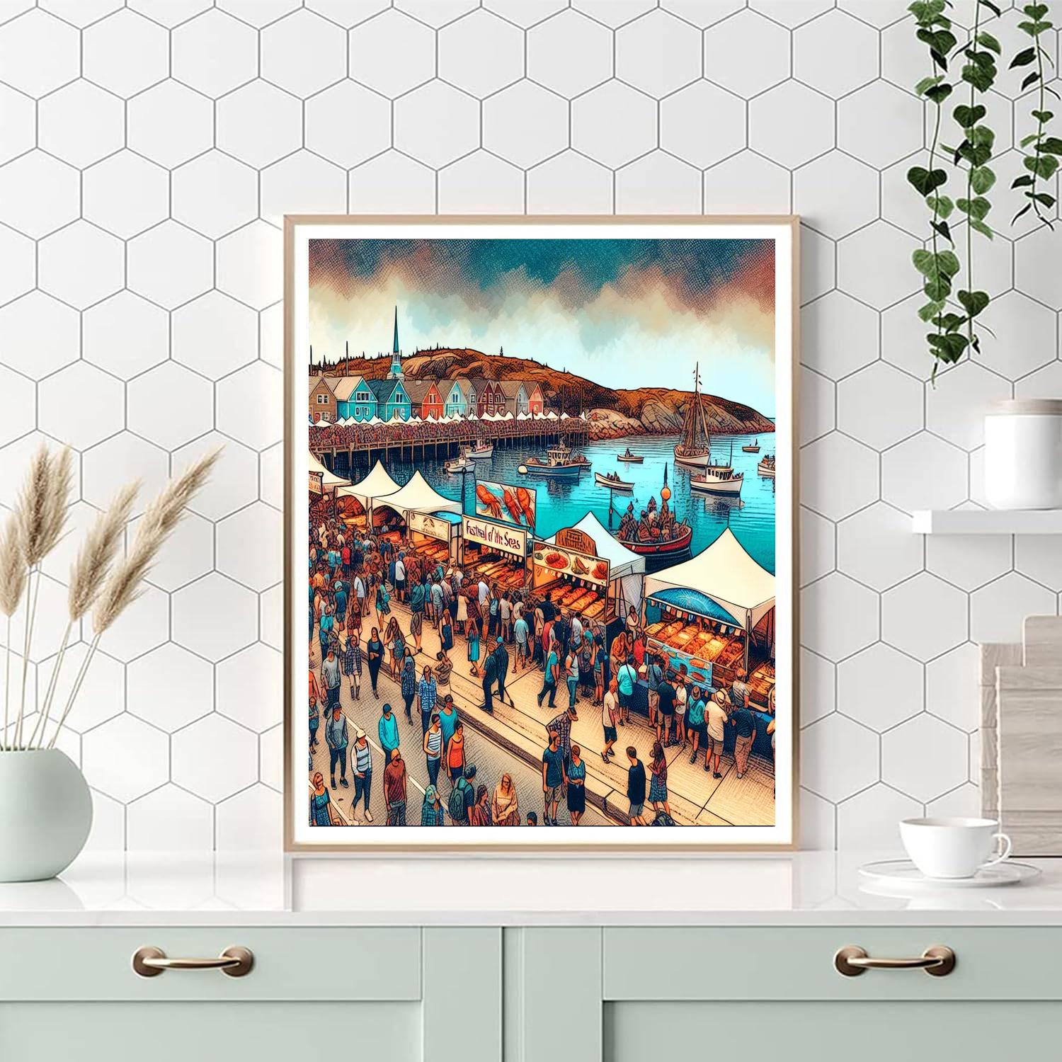 The Festival Of The Seas - Canada Painting By Numbers Kit
