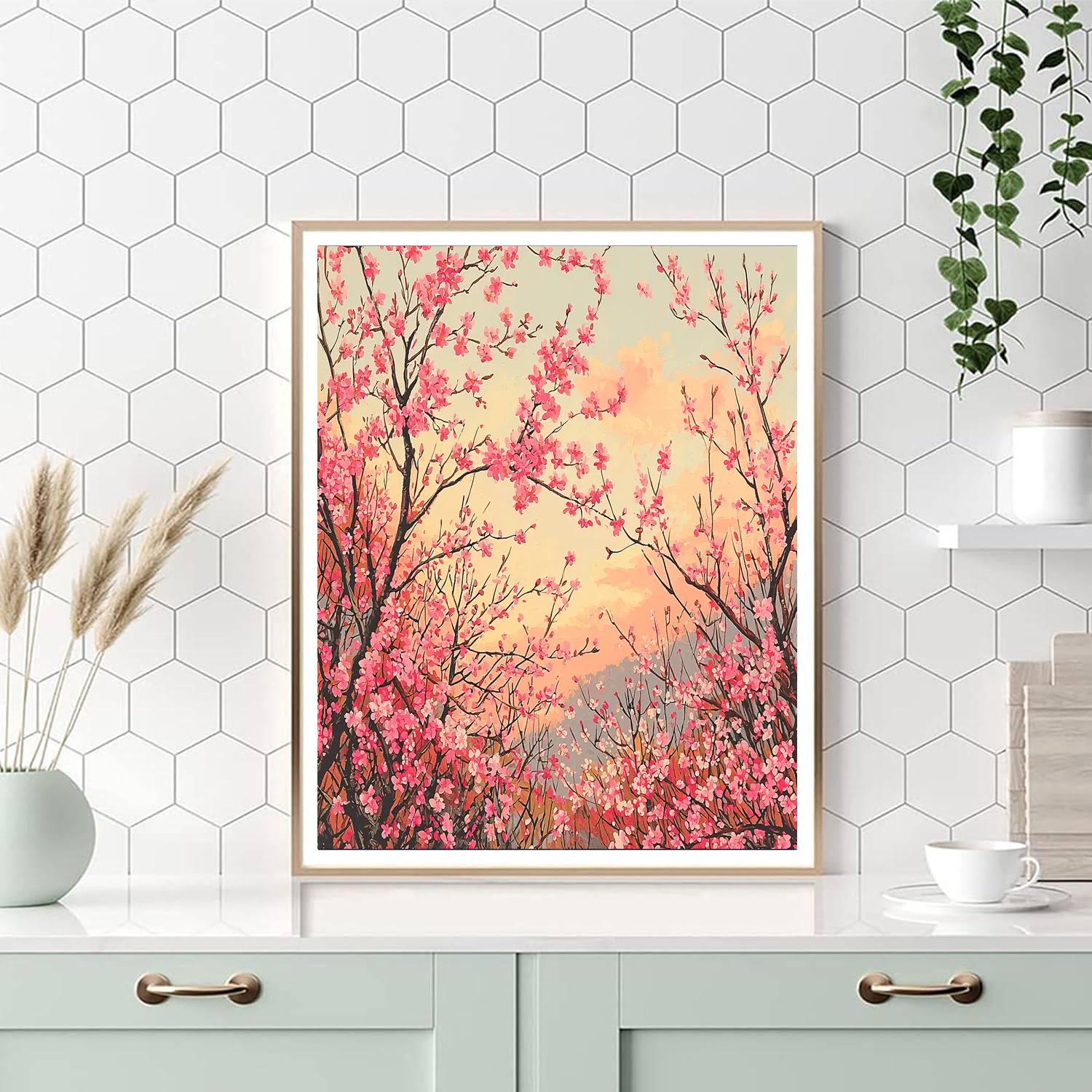 Vincent Van Gogh Inspired Blossoming Hopes  Numbered Painting Kits