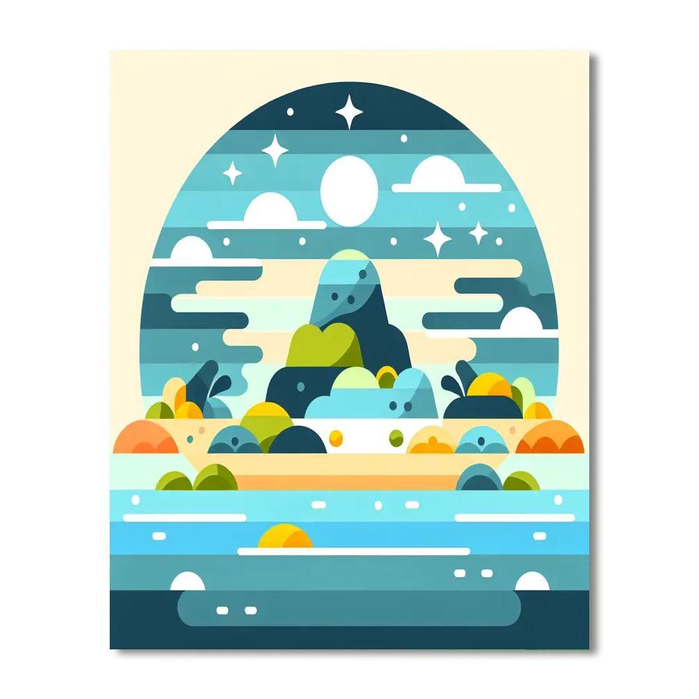 Island Of Mystery Paint By Numbers Kits