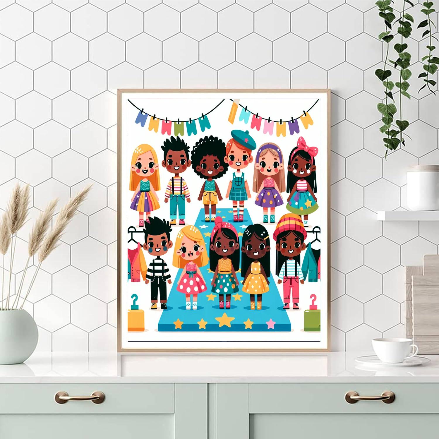 Funky Fashions Painting By Numbers Kit