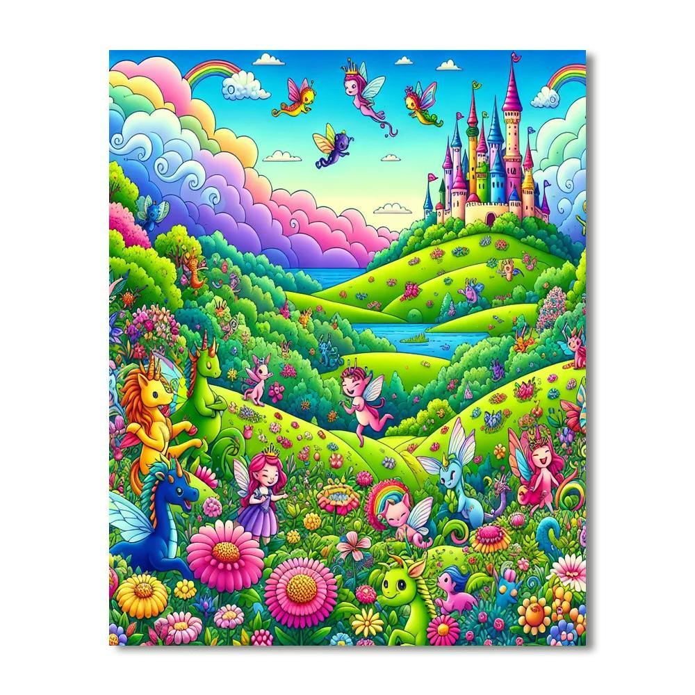 Adventures In Fairy Tales Paint By Numbers Art