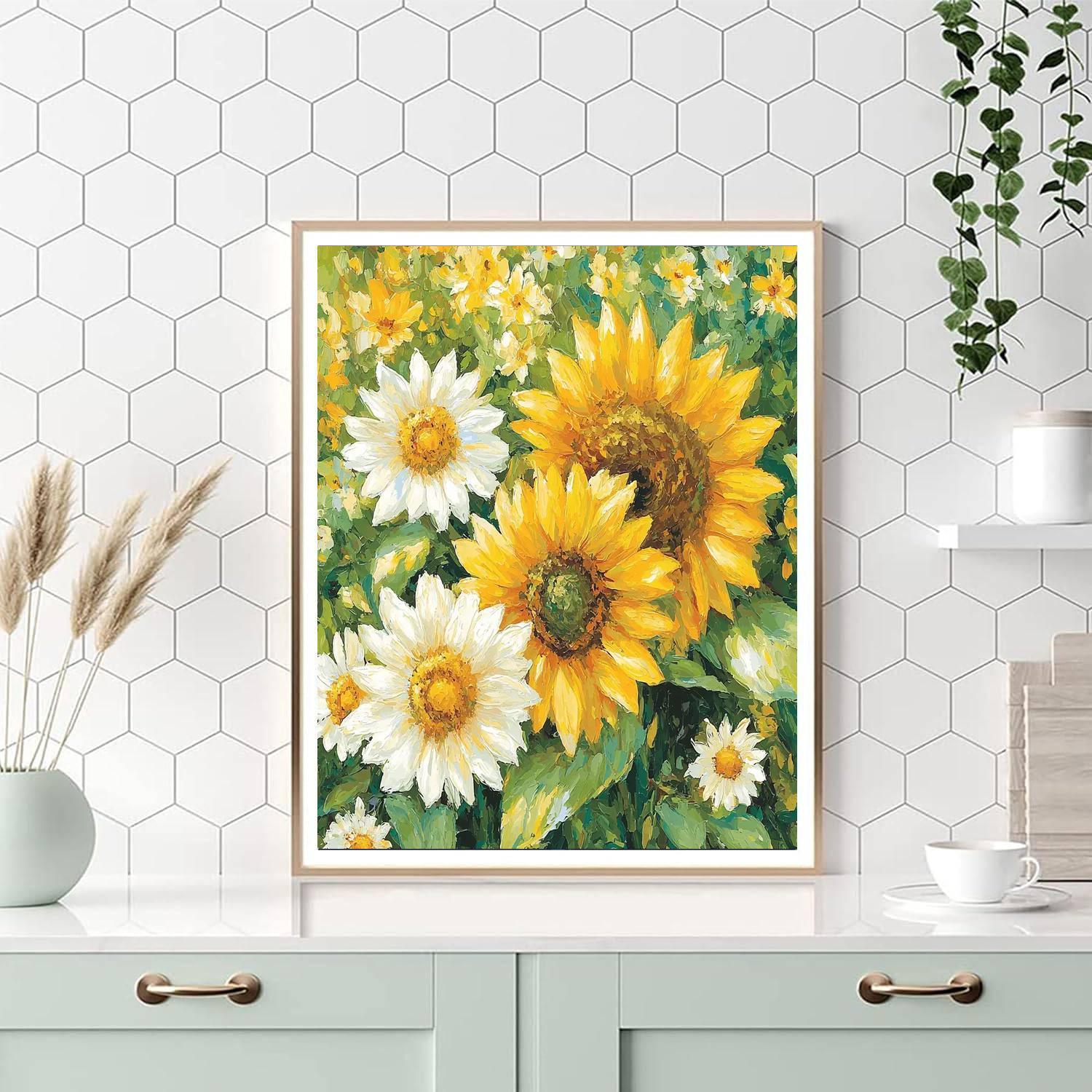 Pierre-Auguste Renoir Inspired Solar Blooms  Paint By Numbers Kits