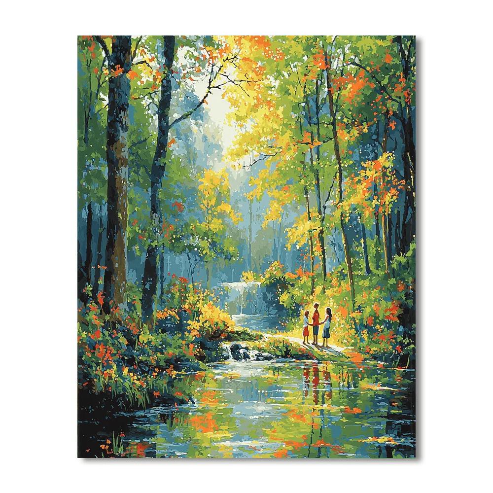 Nature's Heartbeat Number Painting