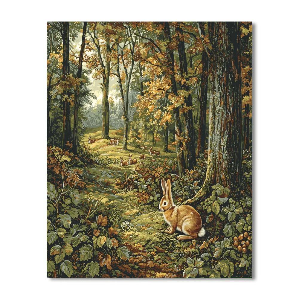 Albrecht Dürer Inspired Wild Harmony  Paint By Numbers Kits