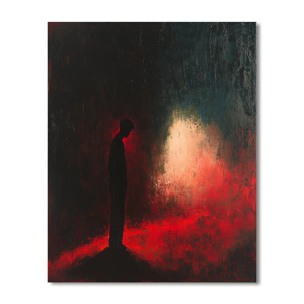 Caravaggio Inspired Heart Of Shadows  Numbered Painting Kits