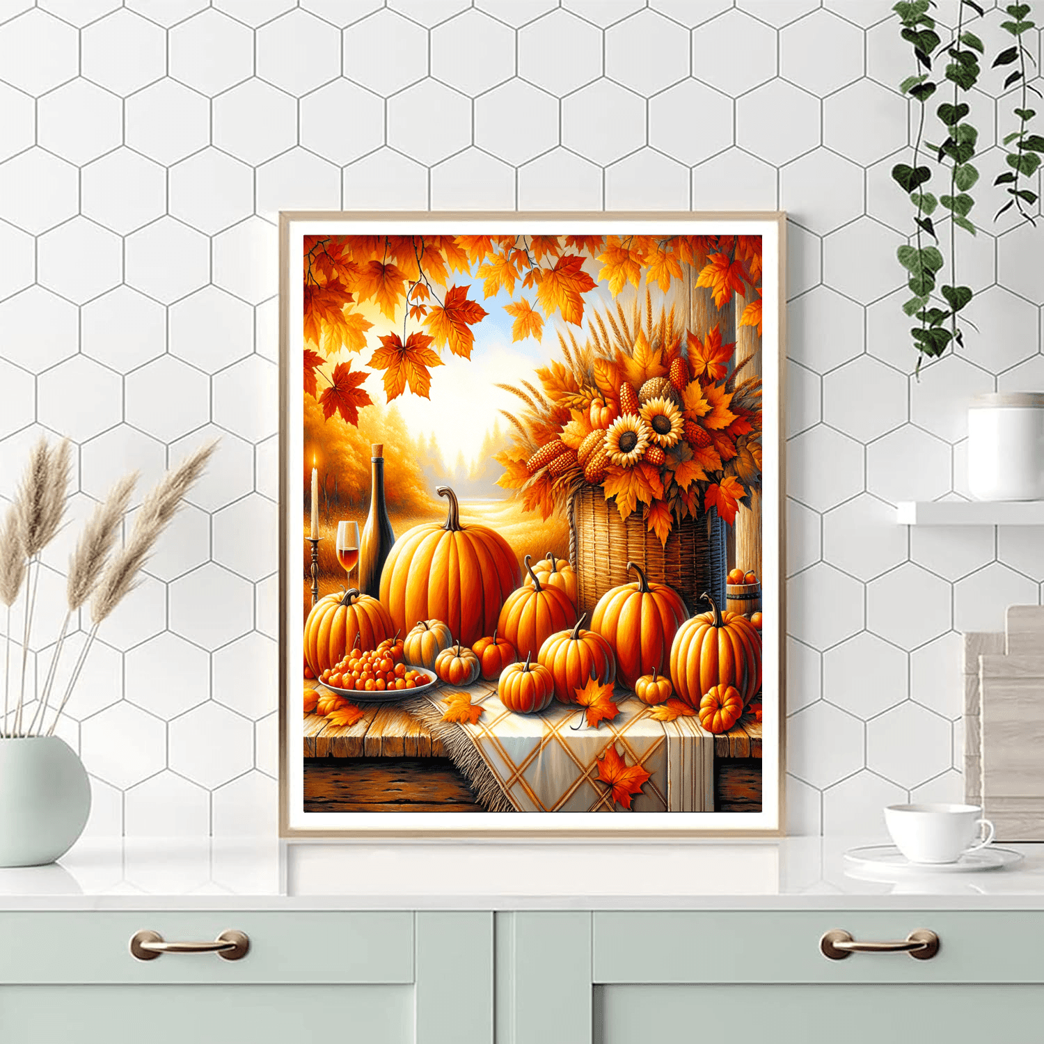 Charming Harvest Festival Painting By Numbers Kit