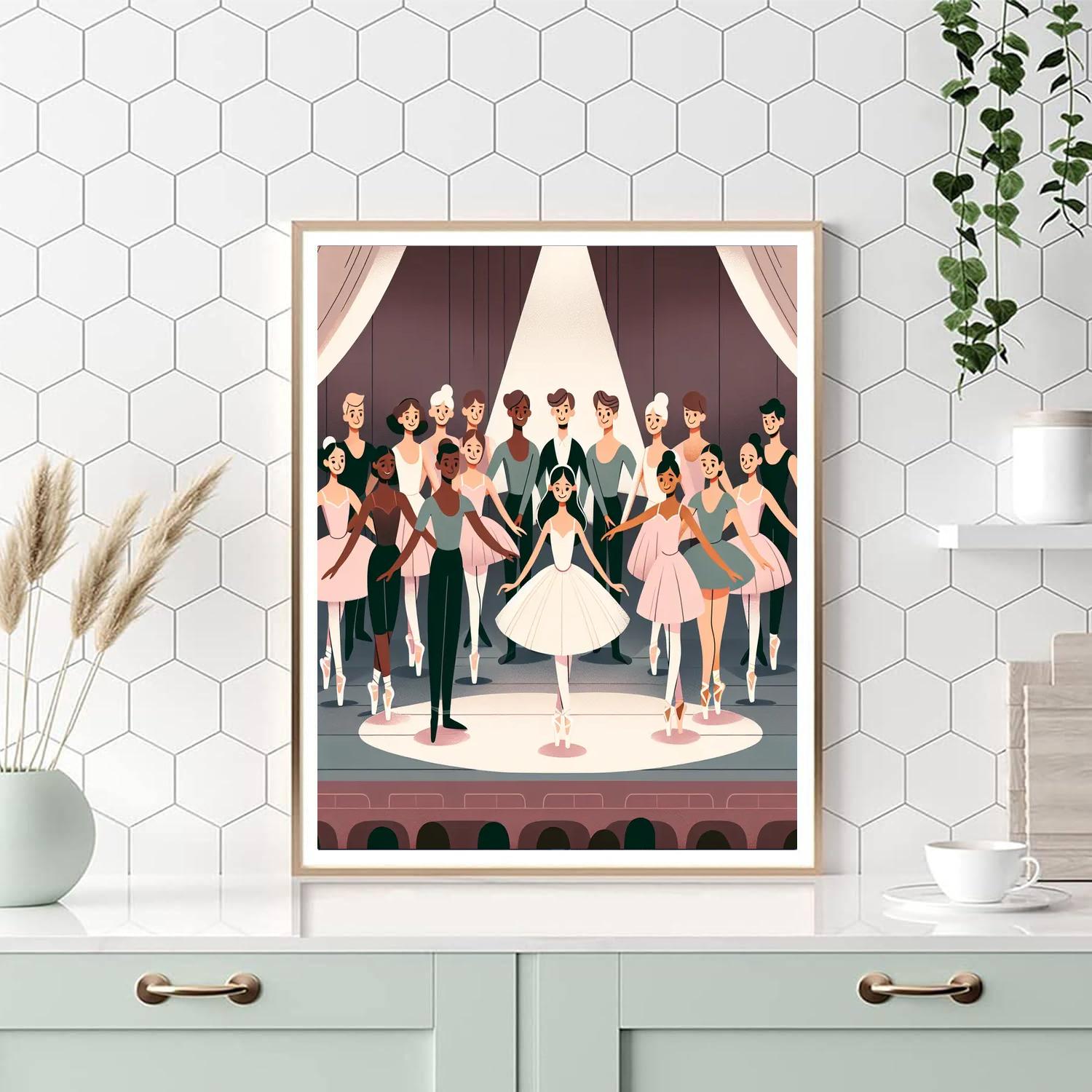 Ballet Bliss Painting Number Kit