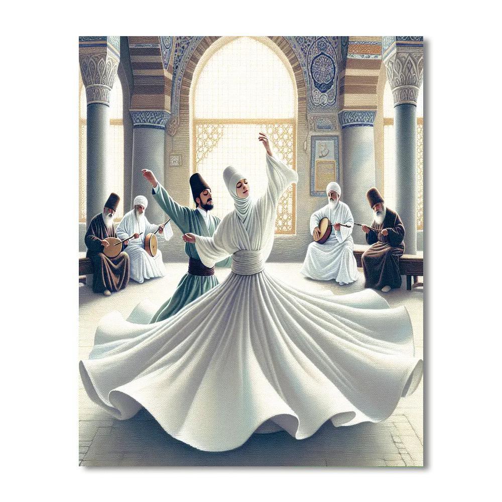 Mevlana Whirling Dervishes Festival - Turkey Paint By Number