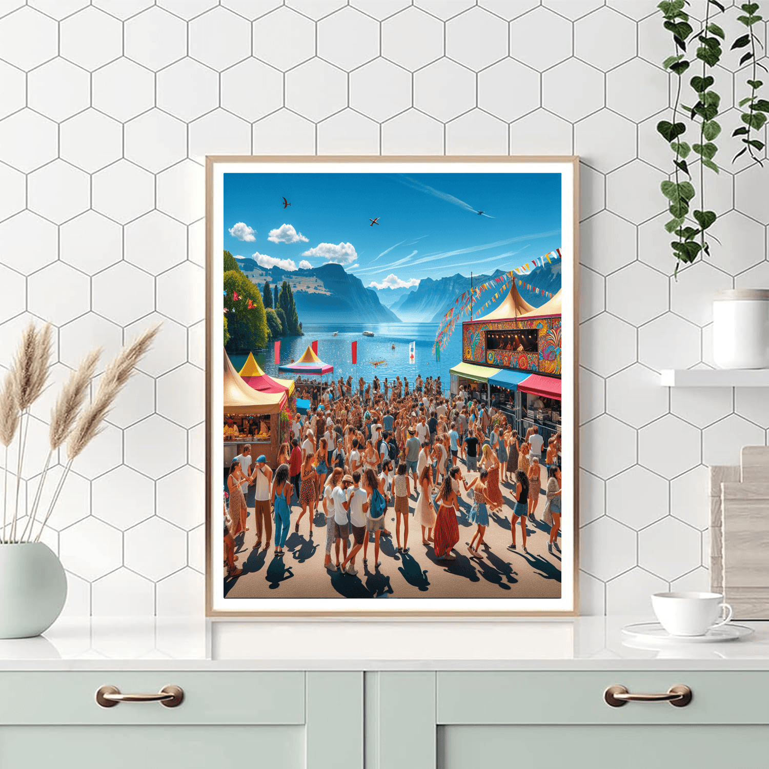 The Montreux Jazz Festival - Switzerland Paint By Numbers Kits