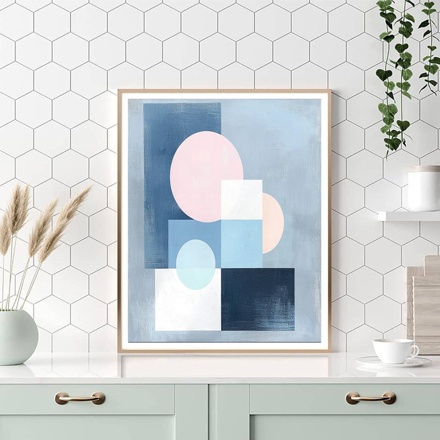 Kazimir Malevich Inspired Ethereal Forms  DIY Paint By Numbers