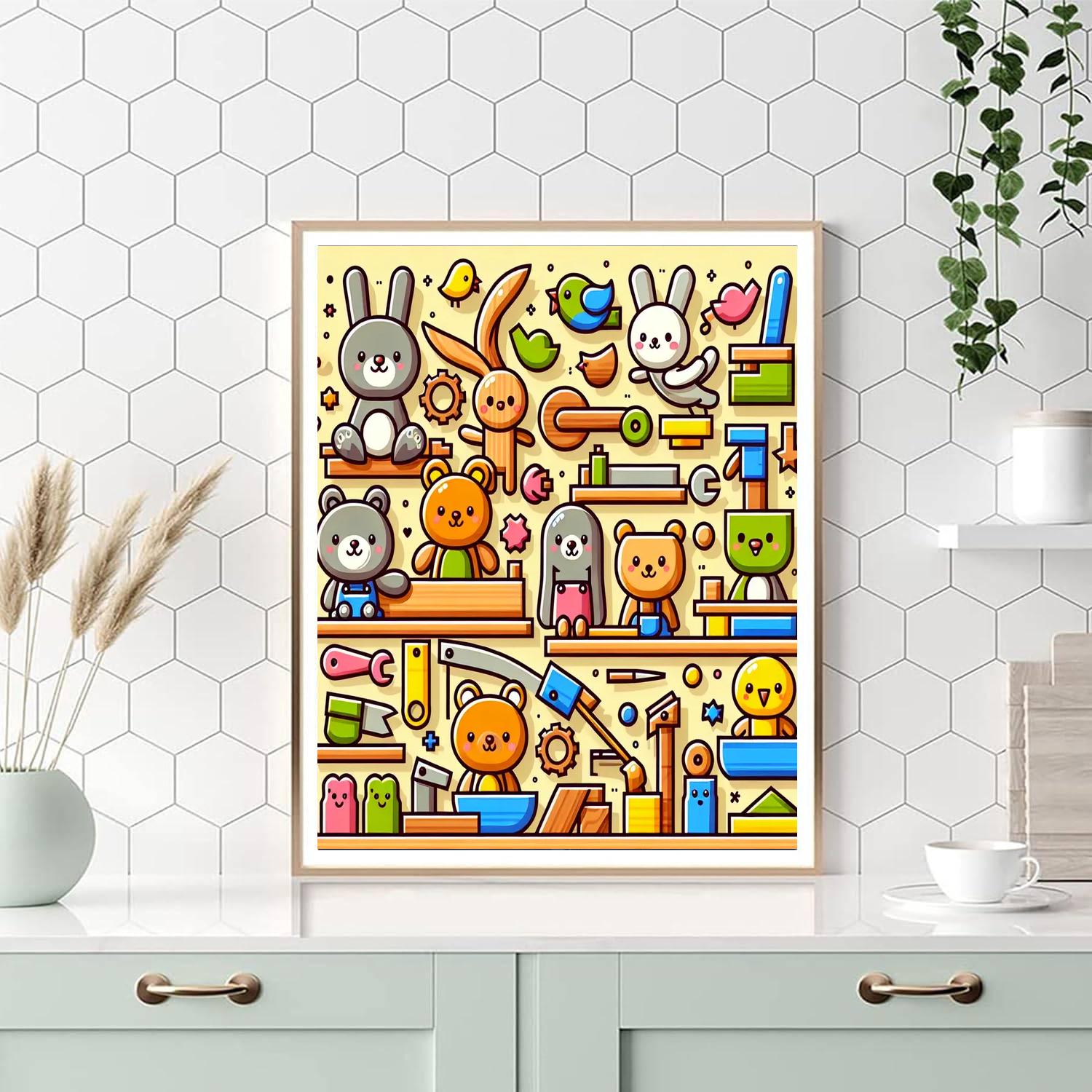 Creative Carpenters Paint By Numbers Kits