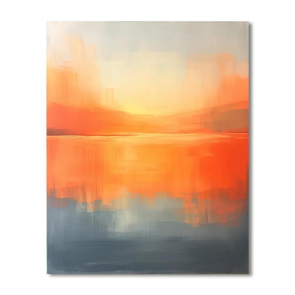 Mark Rothko Inspired Embers Of Reflection  Paint By Numbers