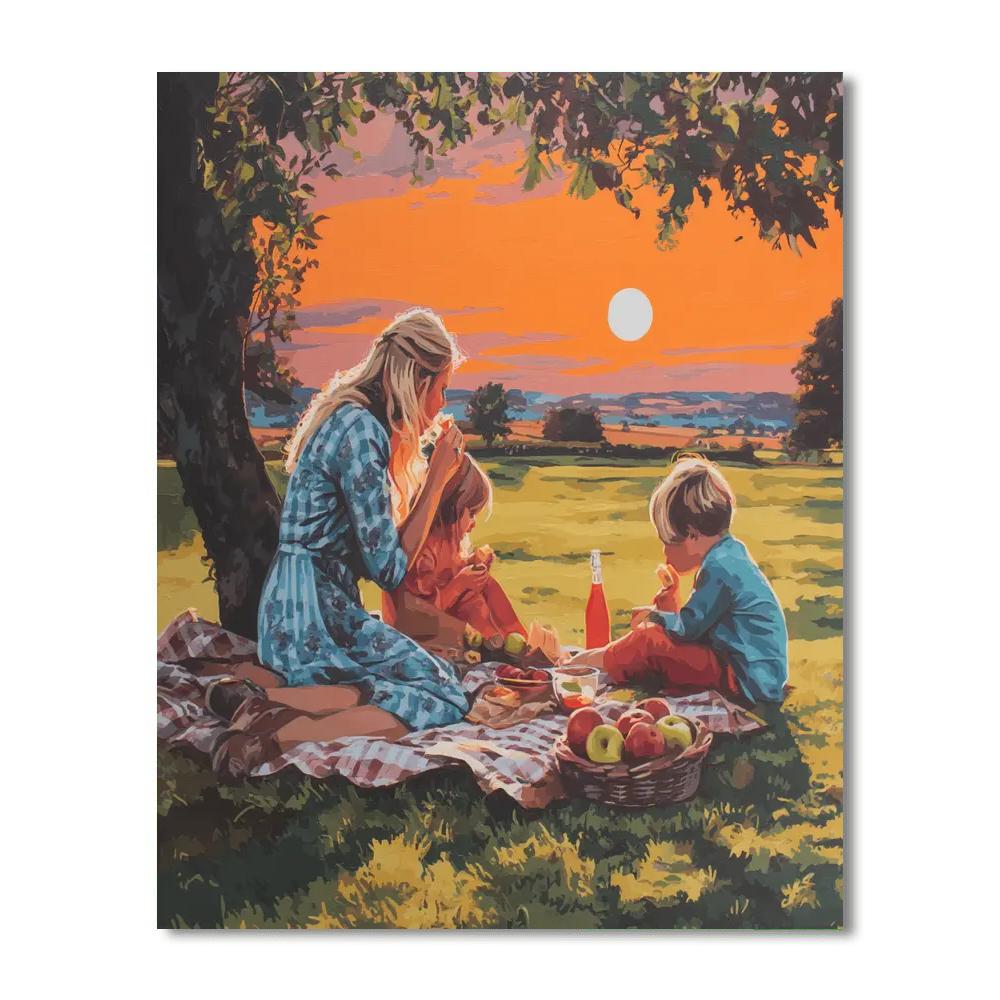 Sunset Picnic Paint By Numbers Kits