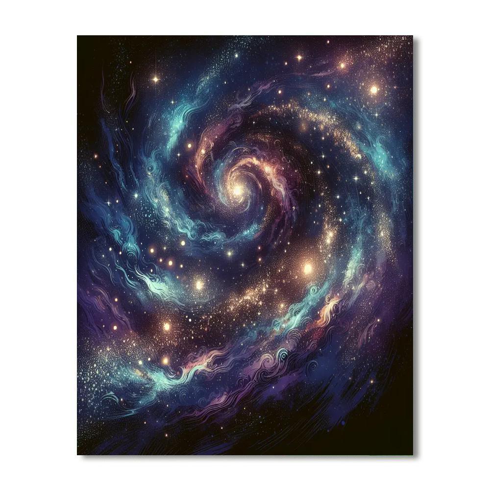 Starlit Night Journey Paint By Numbers