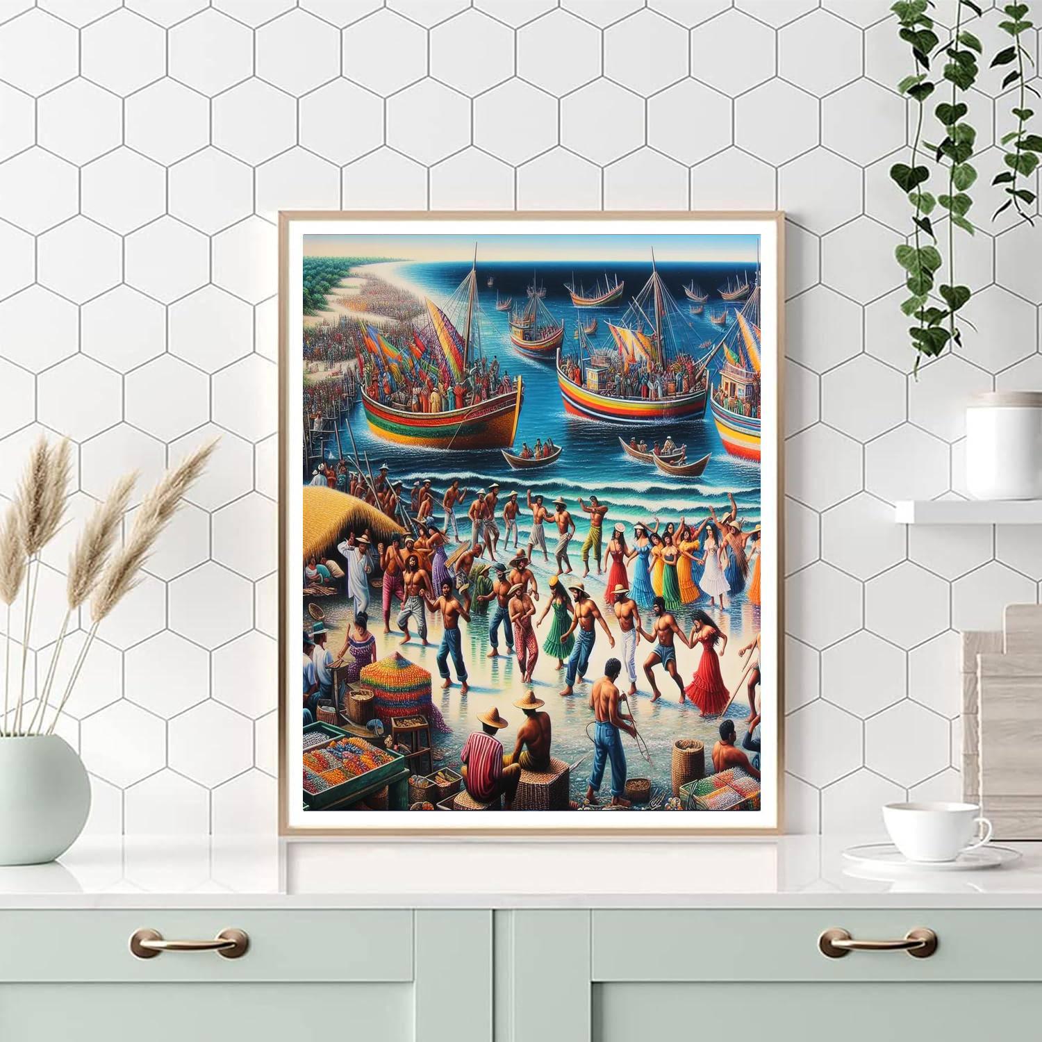 Karnival Koli - India Paint By Numbers Kits