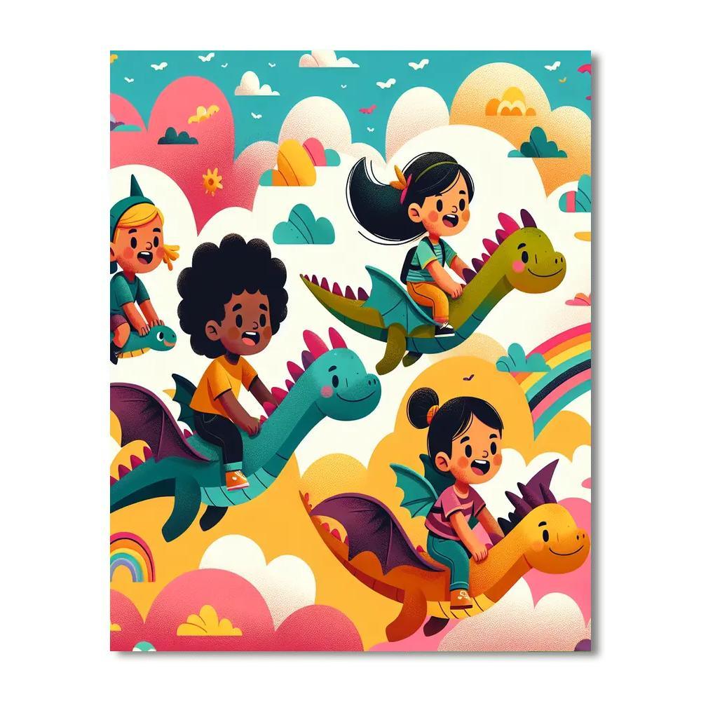 Dragon Riders Club Numbered Painting Kits