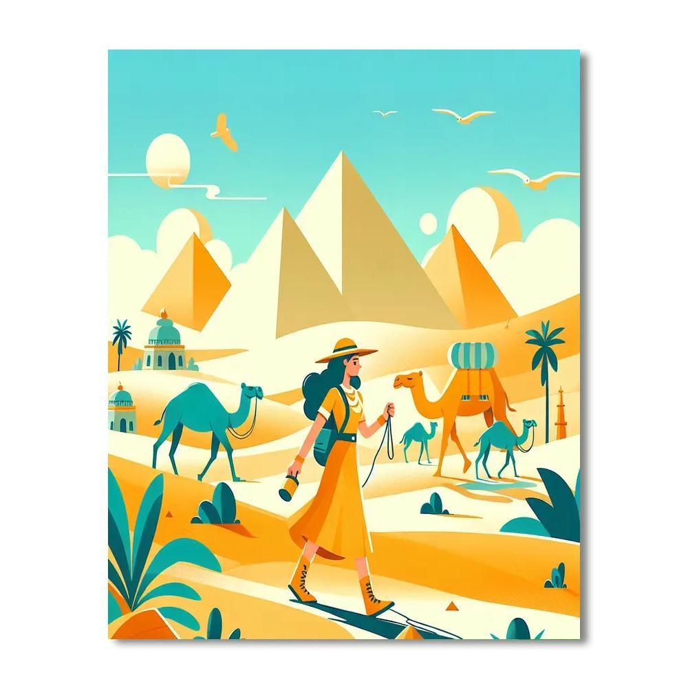 Desert Adventure Quest Paint By Color