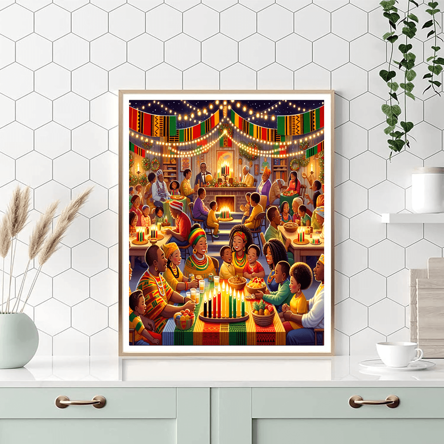 Kwanzaa Festival - United States Painting Number Kit