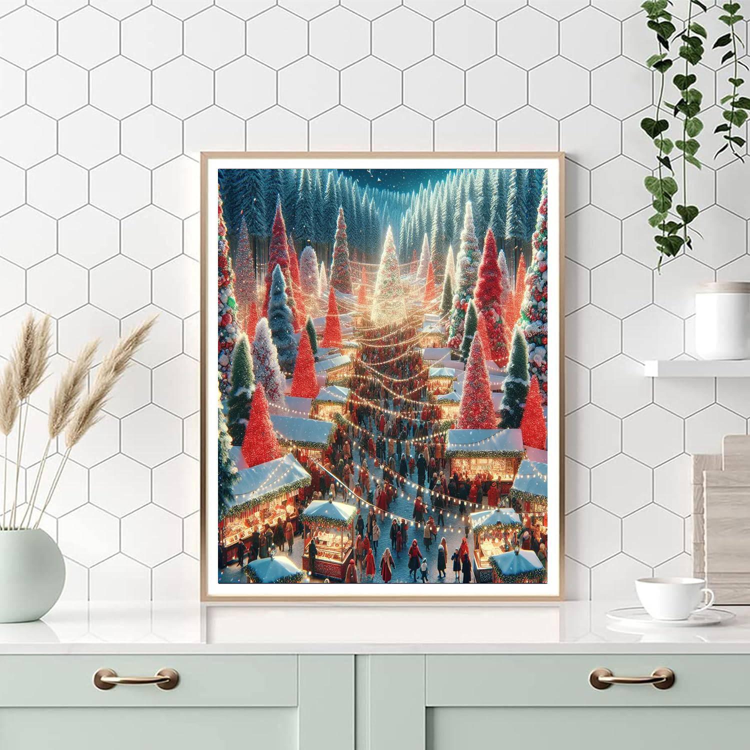 Merry Winter Festivities Paint By Number