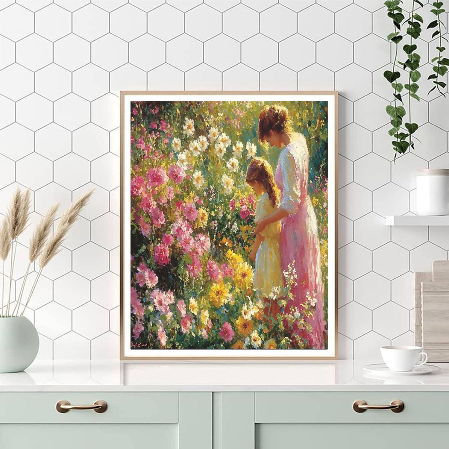 Bouquet Of Memories Number Painting