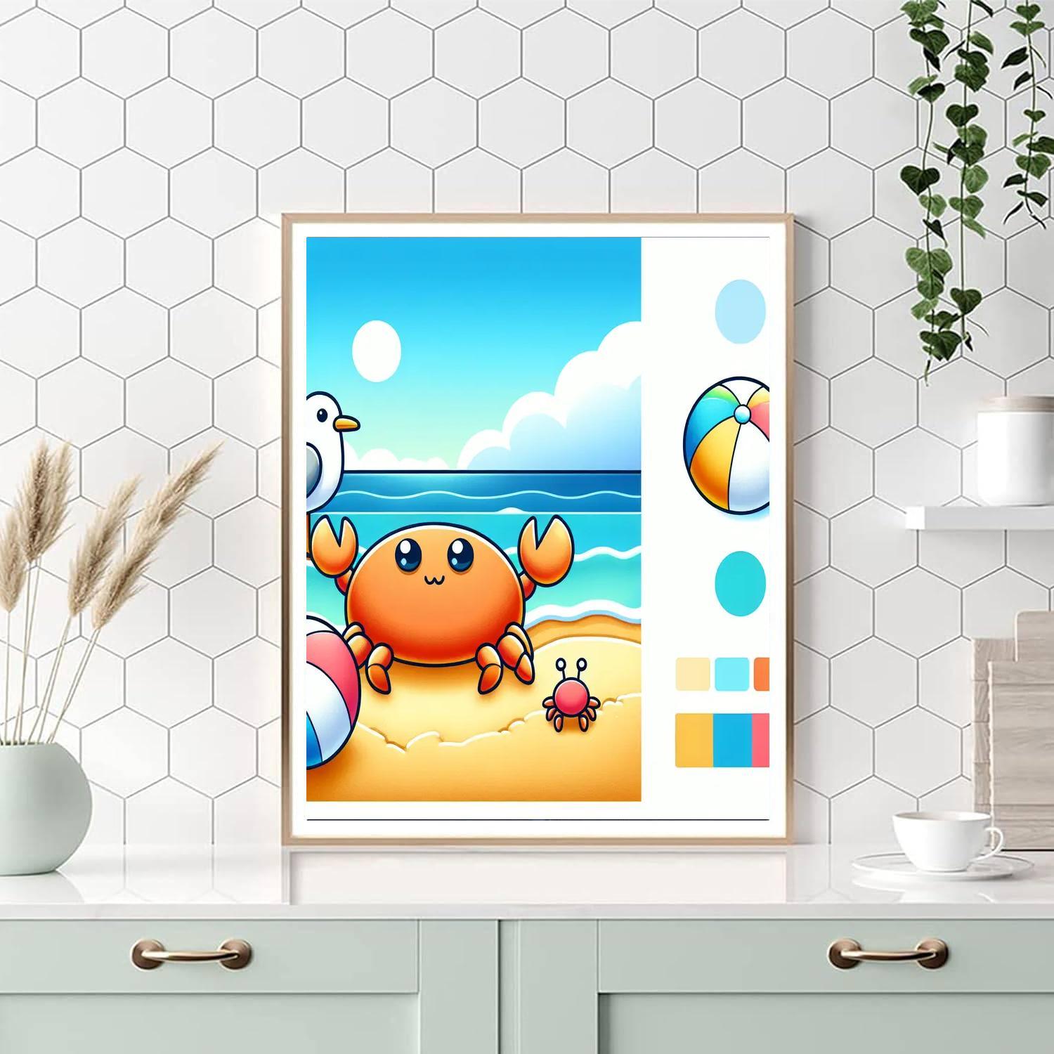 Seaside Adventure Safari Paint By Numbers Kits