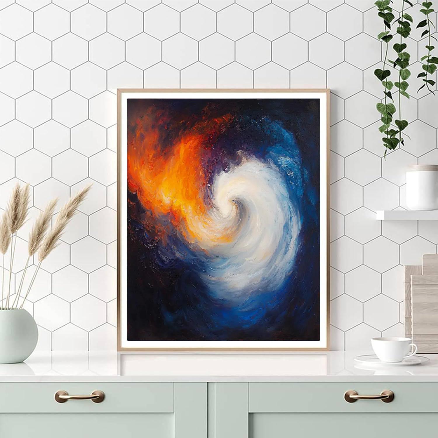 Caravaggio Inspired Celestial Crescendo  DIY Paint By Numbers