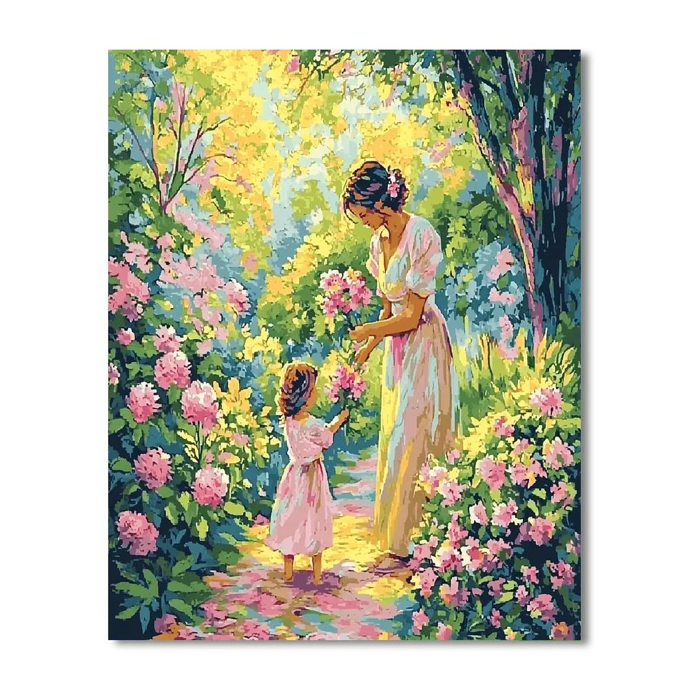 Mother's Love In Bloom Numbered Painting Kits