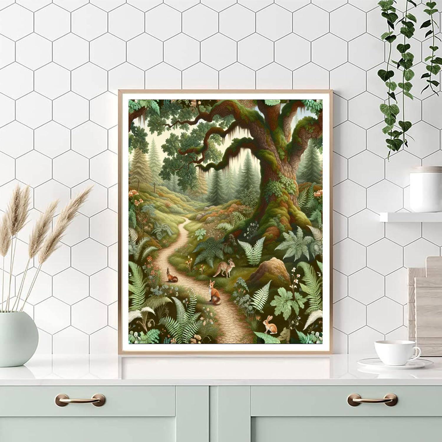 Whimsical Forest Nook Paint By Color