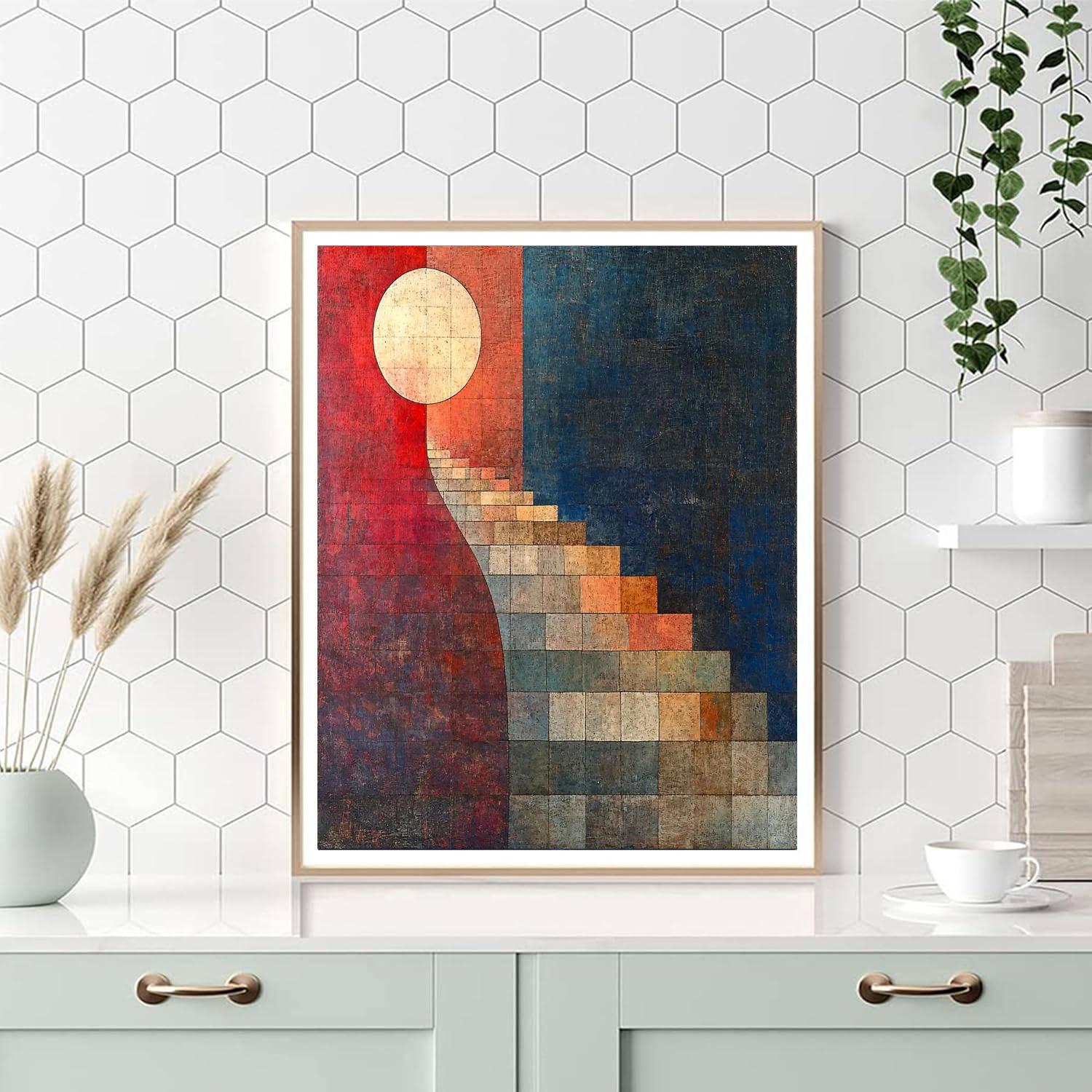 Paul Klee Inspired Fusion Of Forms  Paint By Number