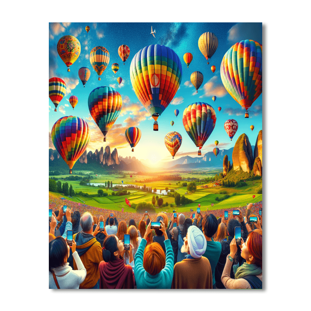 Albuquerque Balloon Fiesta - Usa Paint By Number