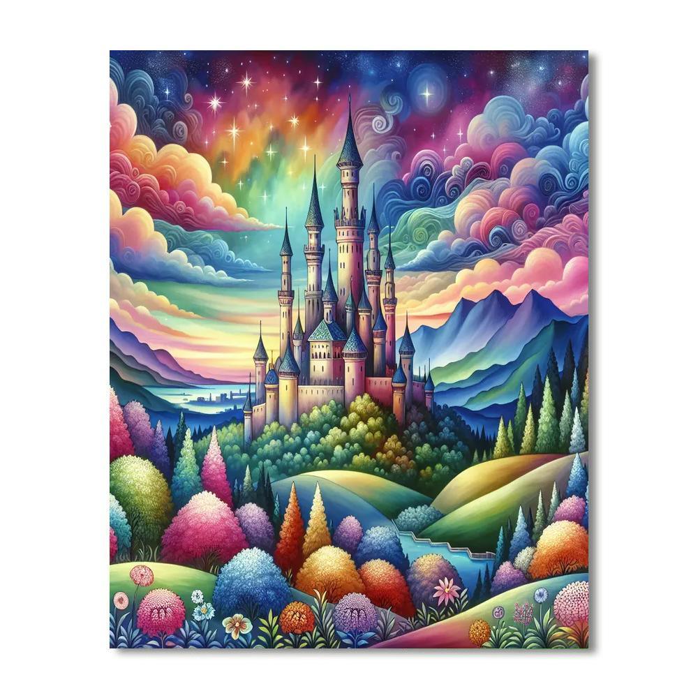 Fantasy Castle Dreams DIY Paint By Numbers