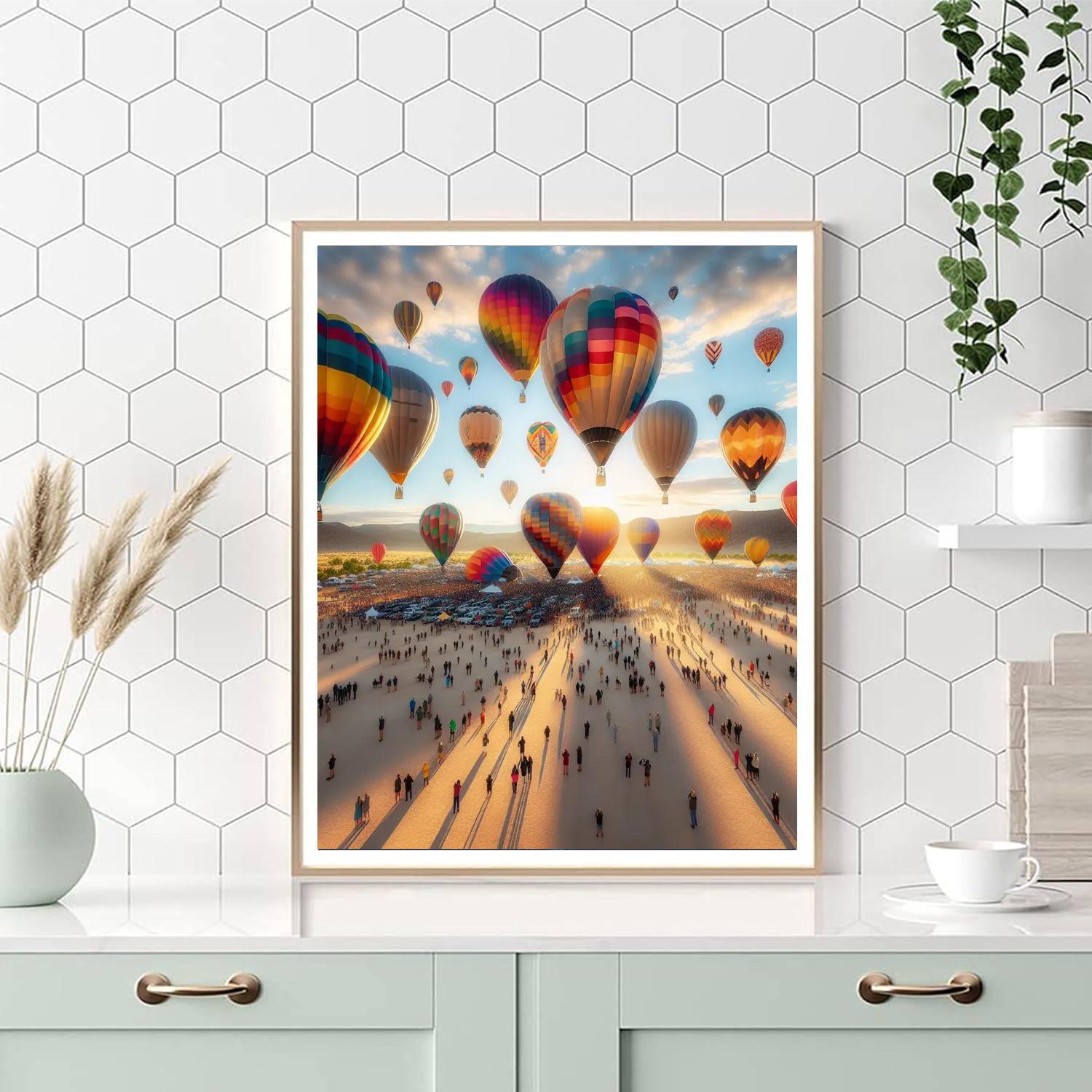 The International Balloon Fiesta - Albuquerque Paint By Numbers Kits