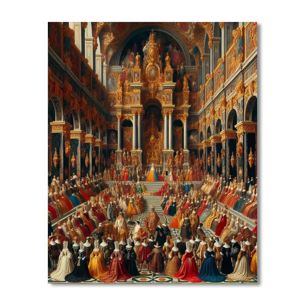Renaissance Court Gathering Paint By Number
