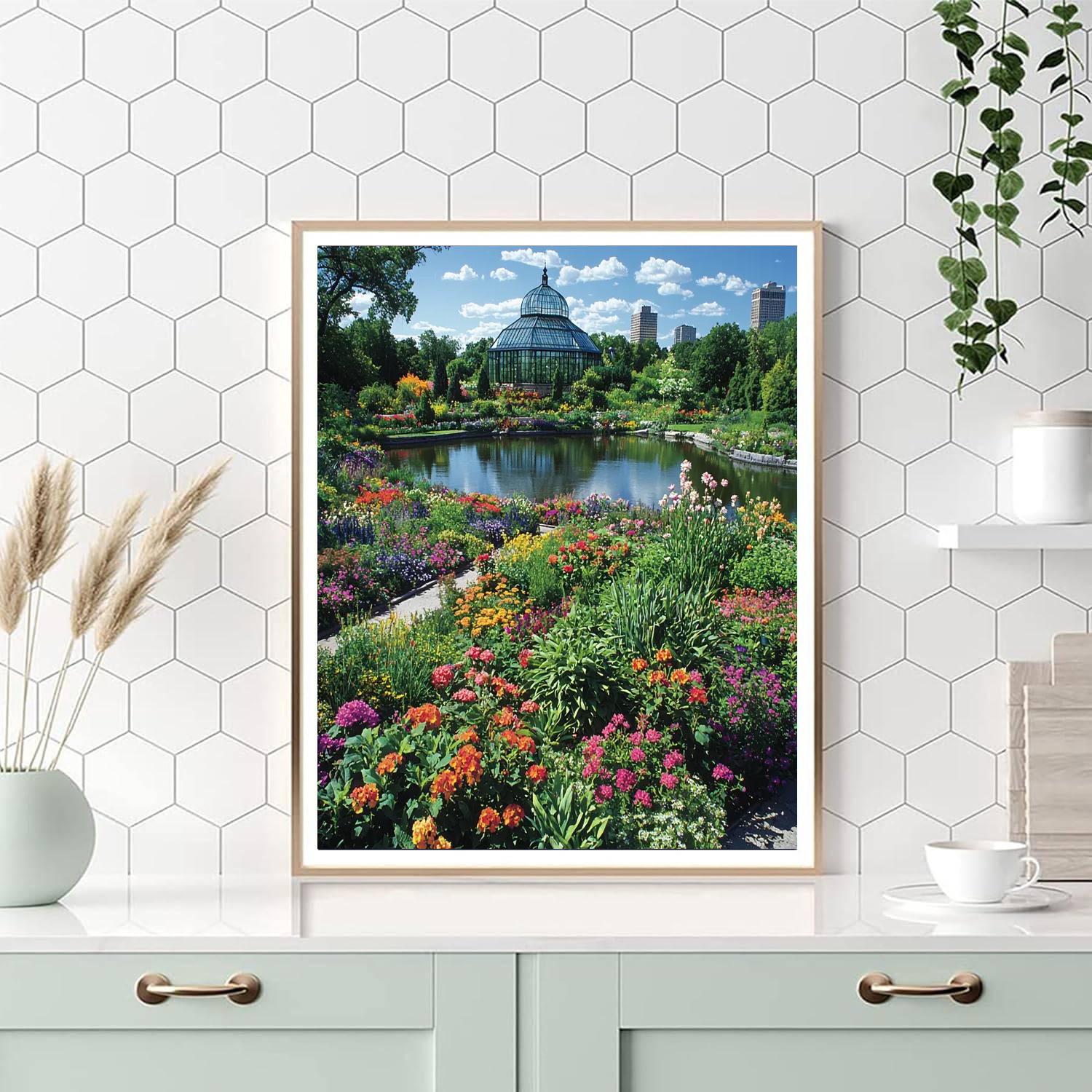 Lalbagh Botanical Garden Paint By Color