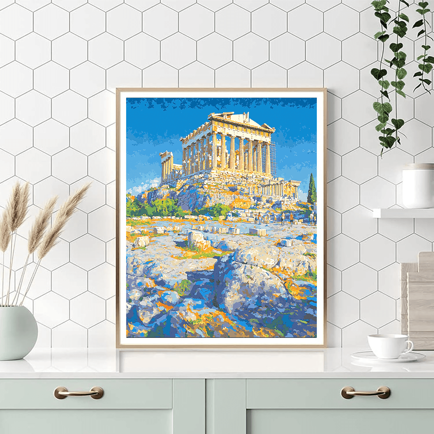 Acropolis Of Athens Paint By Numbers