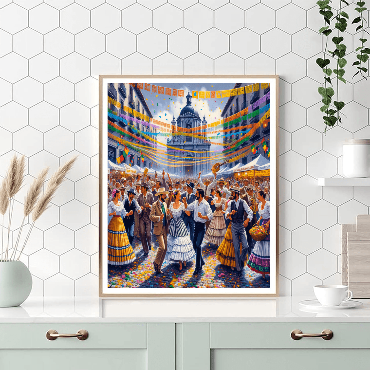 Fiesta De San Isidro - Spain Paint By Numbers Kits