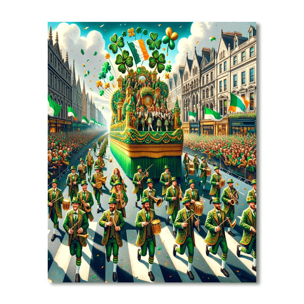 St. Patrick's Day - Ireland Paint By Color