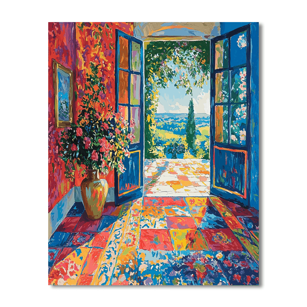 Henri Matisse Inspired Vibrant Stillness  Paint By Numbers