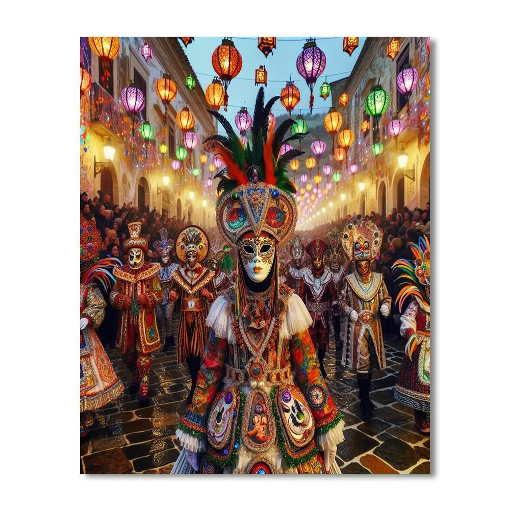 Fasnacht Carnival Paint By Number