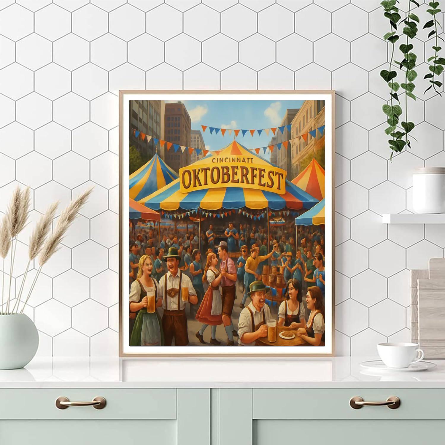 Cincinnati's Oktoberfest - United States DIY Paint By Numbers